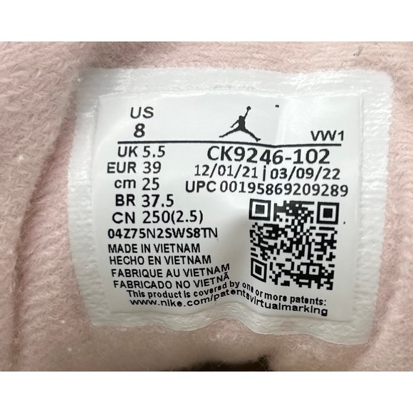 Nike Air Jordan 3 Retro Neapolitan Dark Mocha Size 8 CK9246-102 Pink with box - Picture 8 of 15